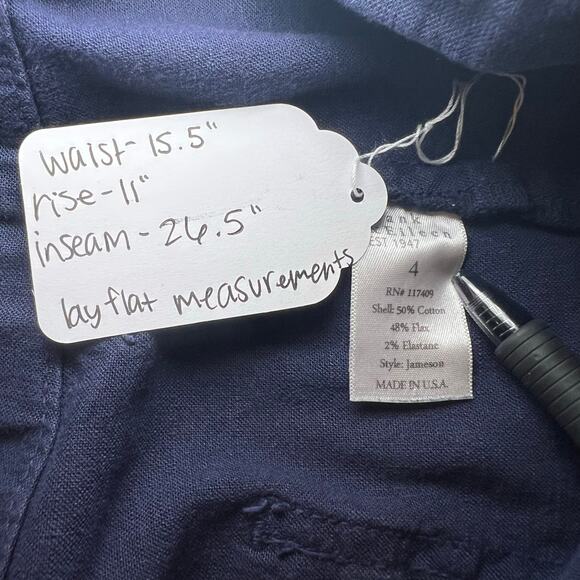 Frank & Eileen Navy Track Pants - Picture 10 of 11